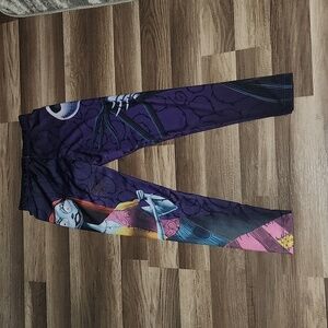 Nightmare Before Christmas  Leggings Size Medium Jack & Sally